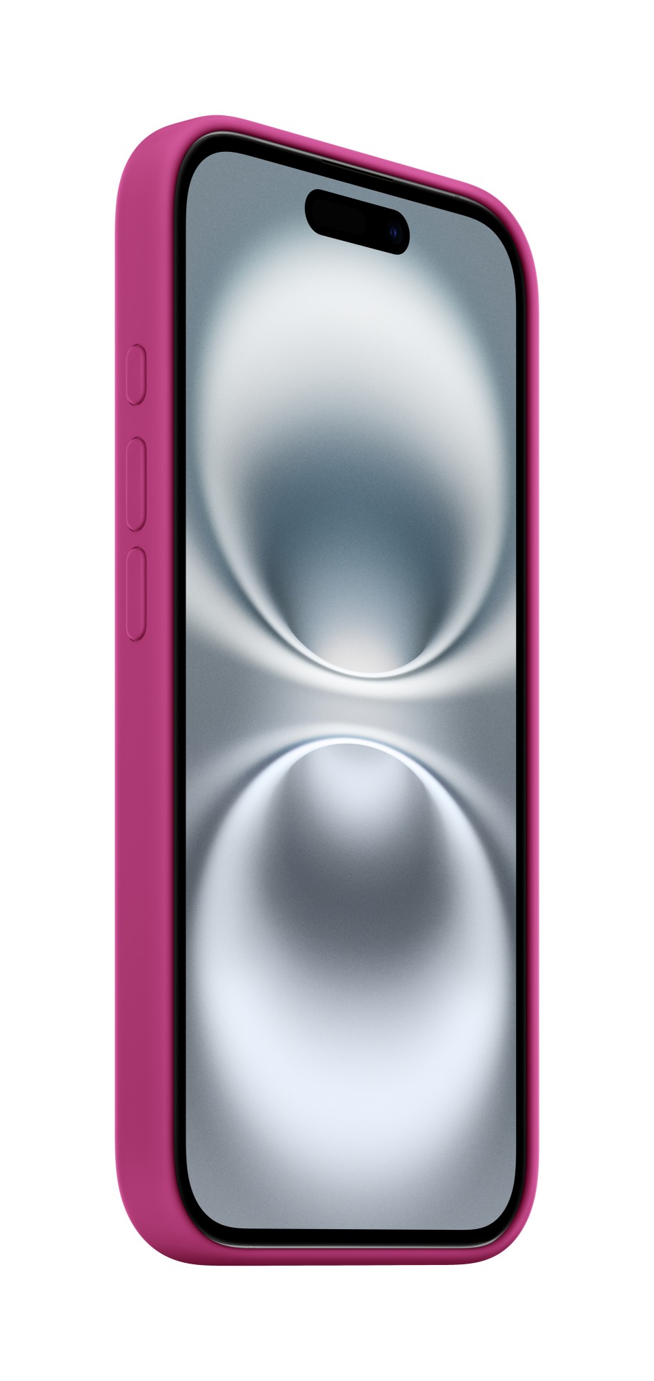 Apple Fuchsia Iphone 16 Silicone Case With Magsafe