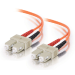 C2G 20m SC/SC fibre optic cable Orange