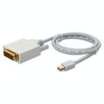 AddOn Networks MINIDP2DVIDSL3FW video cable adapter 35.8" (0.91 m) Mini DisplayPort DVI-D White