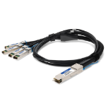 AddOn Networks ADD-Q28ARS28MX-P2-5M InfiniBand/fibre optic cable 98.4" (2.5 m) QSFP28 4xSFP28 Black