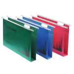 Rexel Crystalfile Classic Foolscap Suspension File 30mm Green (50)