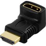 Deltaco HDMI-14B cable gender changer HDMI 19-pin Black