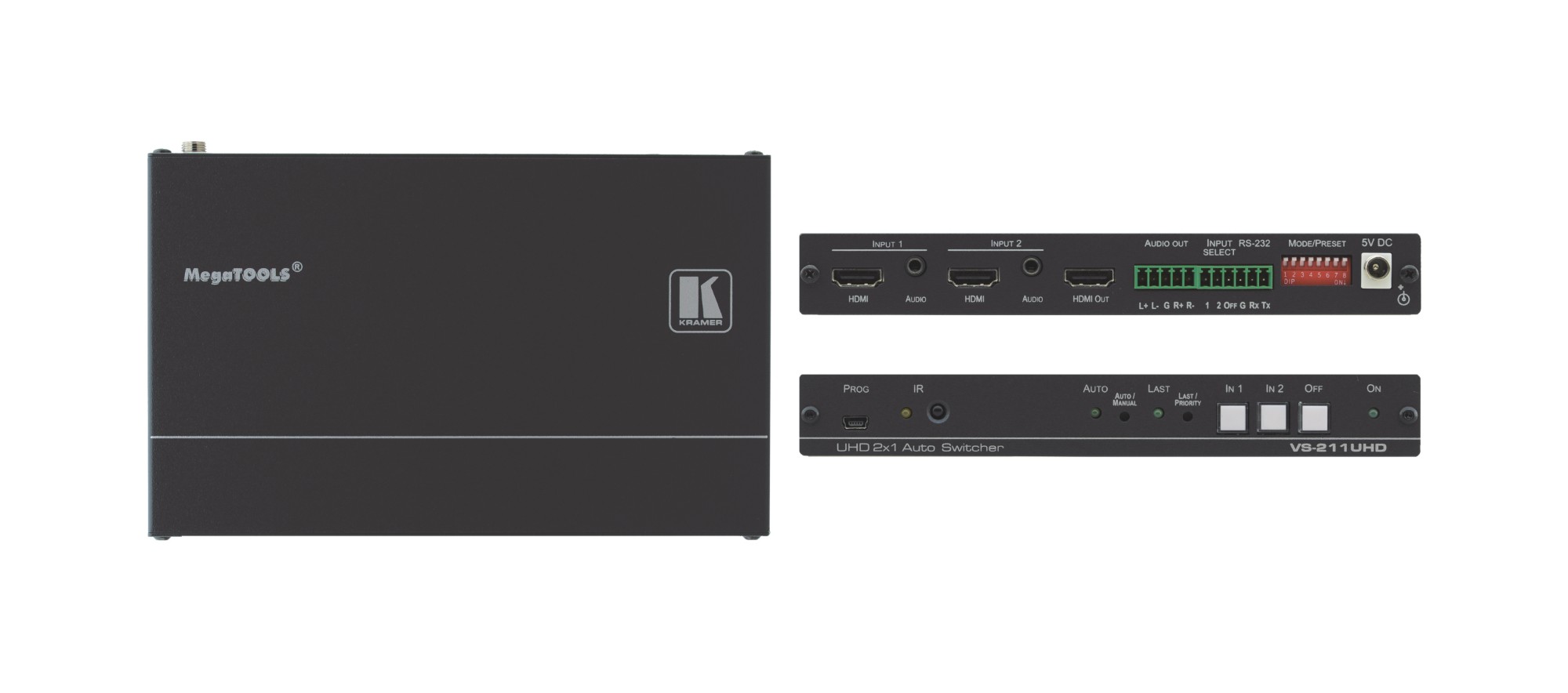 Photos - Cable (video, audio, USB) Kramer Electronics VS-211UHD video switch HDMI 