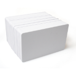 Dyestar Blank White Plastic Cards (Pack of 100)