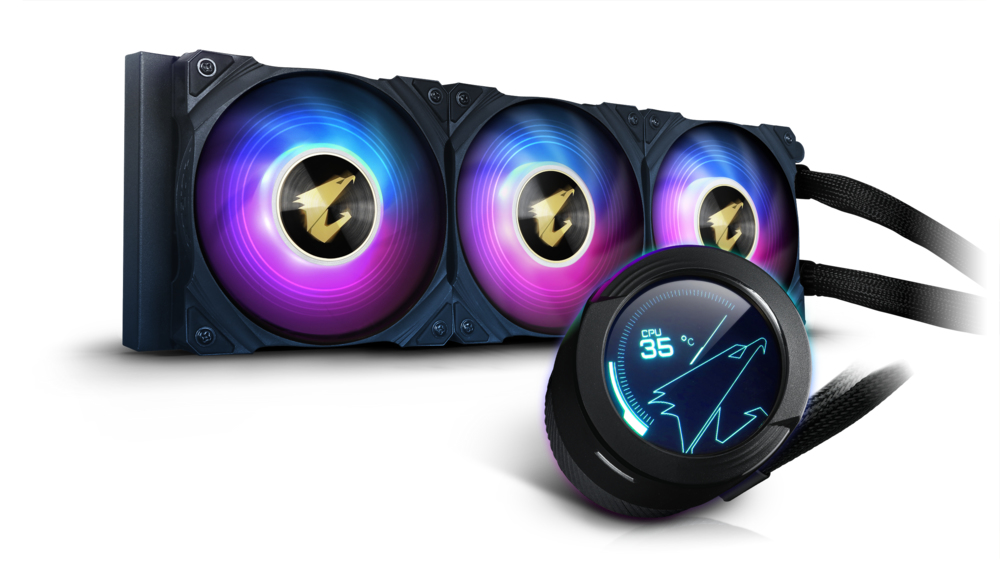 Image of Gigabyte AORUS WATERFORCE X 360 Processor All-in-one liquid cooler...