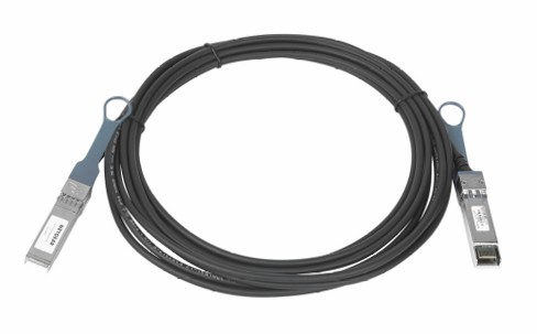 Photos - Cable (video, audio, USB) NETGEAR AXLC763 InfiniBand/fibre optic cable 3 m QSFP+ Black AXLC763-10000 