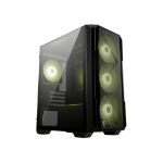 MSI MAG FORGE M120R AIRFLOW computer case Midi Tower Black, Transparent