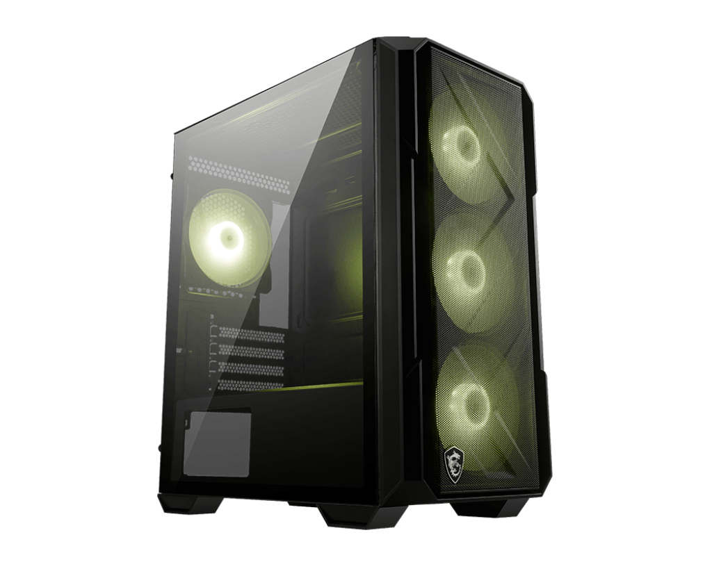 MSI MAG FORGE M120R AIRFLOW computer case Mini Tower Black. Transparen