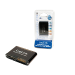LogiLink Cardreader USB 2.0 card reader Black