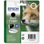 Epson C13T12814011/T1281 Ink cartridge black, 170 pages 5,9ml for Epson Stylus S 22/SX 235 W/SX 420/SX 430 W