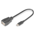 Digitus USB adapter cable, OTG, micro B - USB A type