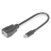 Digitus USB adapter cable, OTG, micro B - USB A type
