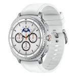 Samsung Galaxy Watch 8 Classic 3.3 cm (1.3") AMOLED 46 mm Digital 438 x 438 pixels Touchscreen Silver Wi-Fi GPS (satellite)