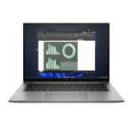 HP ZBook Firefly 14 G10 A AMD Ryzen™ 9 8945HS Mobile workstation 35.6 cm (14") WQXGA 64 GB DDR5-SDRAM 1 TB SSD Wi-Fi 6E (802.11ax) Windows 11 Pro Grey