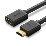 Ugreen EU Product - HDMI (female) to HDMI (male) extension cable  19 pin  1.4v  4K  60Hz  30AWG  2m - Black