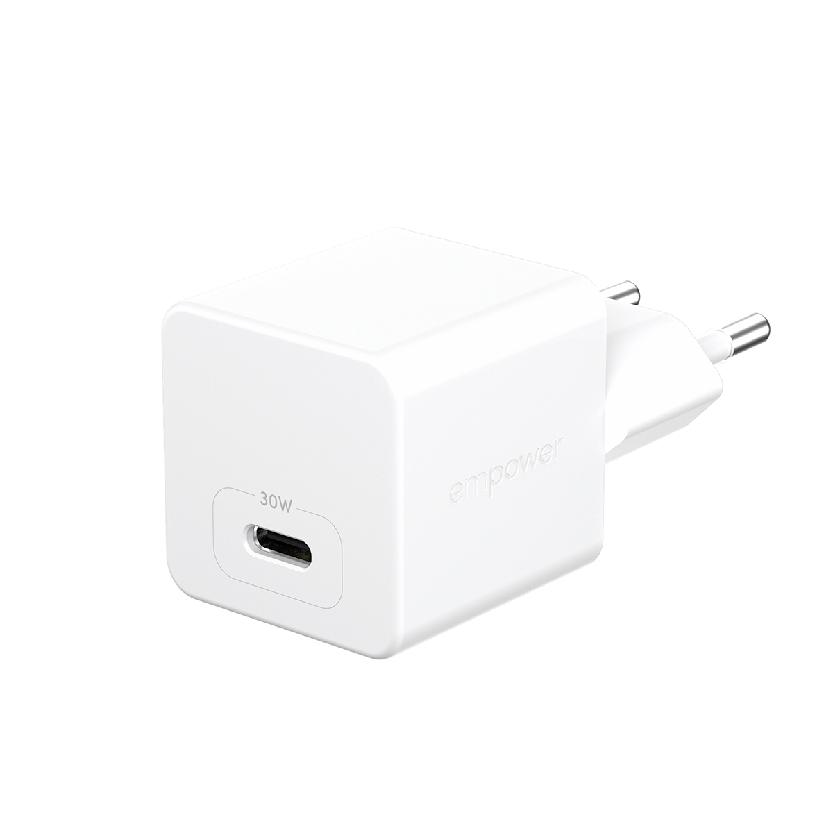 PanzerGlass empower by Â® Turbo 30W Charger Single USB-C | EU Plug | Silver White
