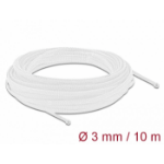 DeLOCK Braided Sleeve stretchable 10 m x 3 mm white