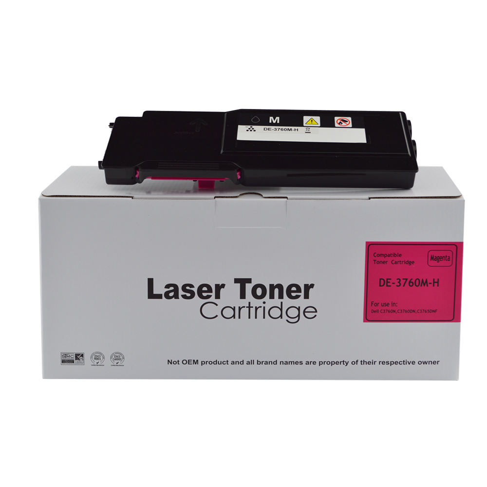 Image of CTS Wholesale Compatible Dell C3760 Extra Hi Yield Magenta Toner DE-37
