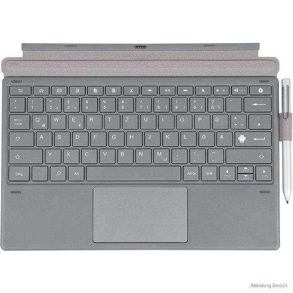 TERRA A123 TASTATUR/DE tablet case Front cover Grey