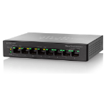 Cisco SF100D-08P Unmanaged Power over Ethernet (PoE) Black