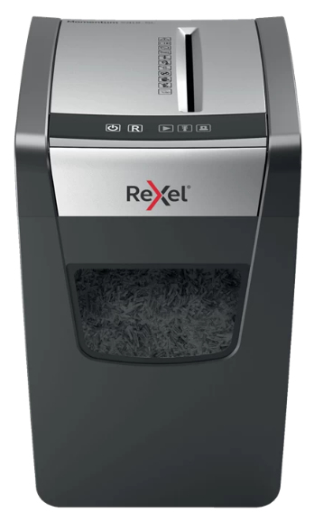 Image of Rexel X312-SL paper shredder Cross shredding 22 cm Black, Silver