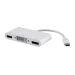 Monoprice 27282 USB graphics adapter 3840 x 2160 pixels White