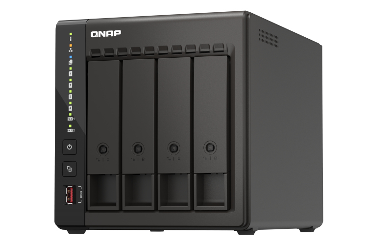 Image of QNAP TS-453E NAS Tower Ethernet LAN Black J6412