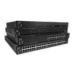 Cisco 550X Managed L2/L3 10G Ethernet (100/1000/10000) Black 1U