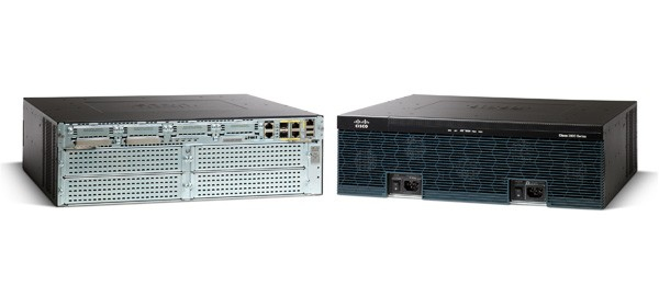 Cisco 3925 wired router Gigabit Ethernet Black