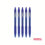 Zebra Z-Grip Smooth Retractable Ballpoint Pen Blue Ink Box 12