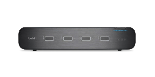 Image of Belkin F1DN204KVM-UN-4 KVM switch Rack mounting Black