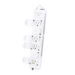 CyberPower MPV615P surge protector White 6 AC outlet(s) 100 - 125 V 181.1" (4.6 m)