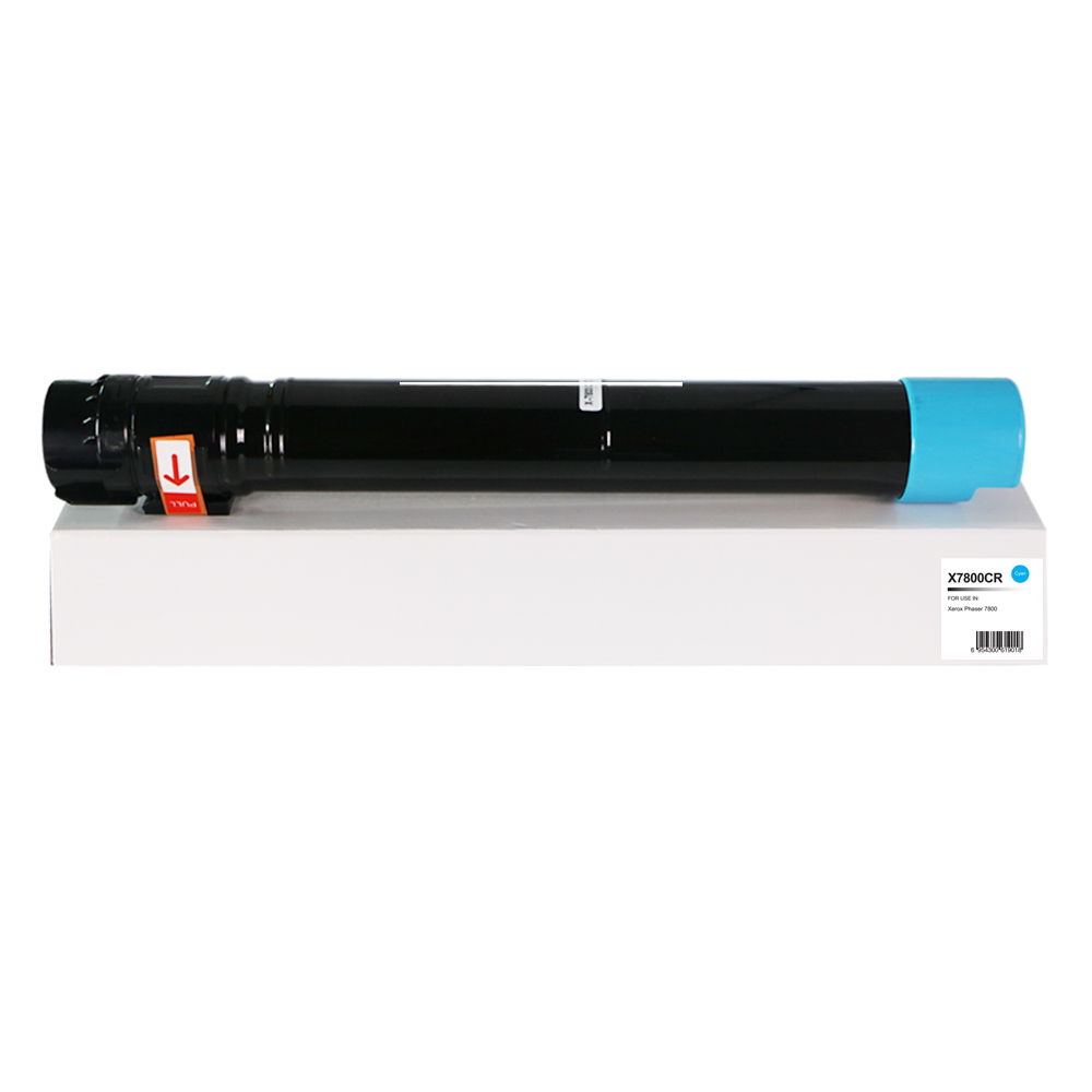 Image of CTS Wholesale Remanufactured Xerox Phaser 7800 Hi Cap Cyan Toner 106R0