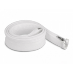 DeLOCK Braided Sleeve with zip fastener heat-resistant 1 m x 30 mm white