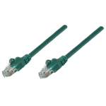 Intellinet Network Patch Cable, Cat6A, 20m, Green, Copper, S/FTP, LSOH / LSZH, PVC, RJ45, Gold Plated Contacts, Snagless, Booted, Lifetime Warranty, Polybag