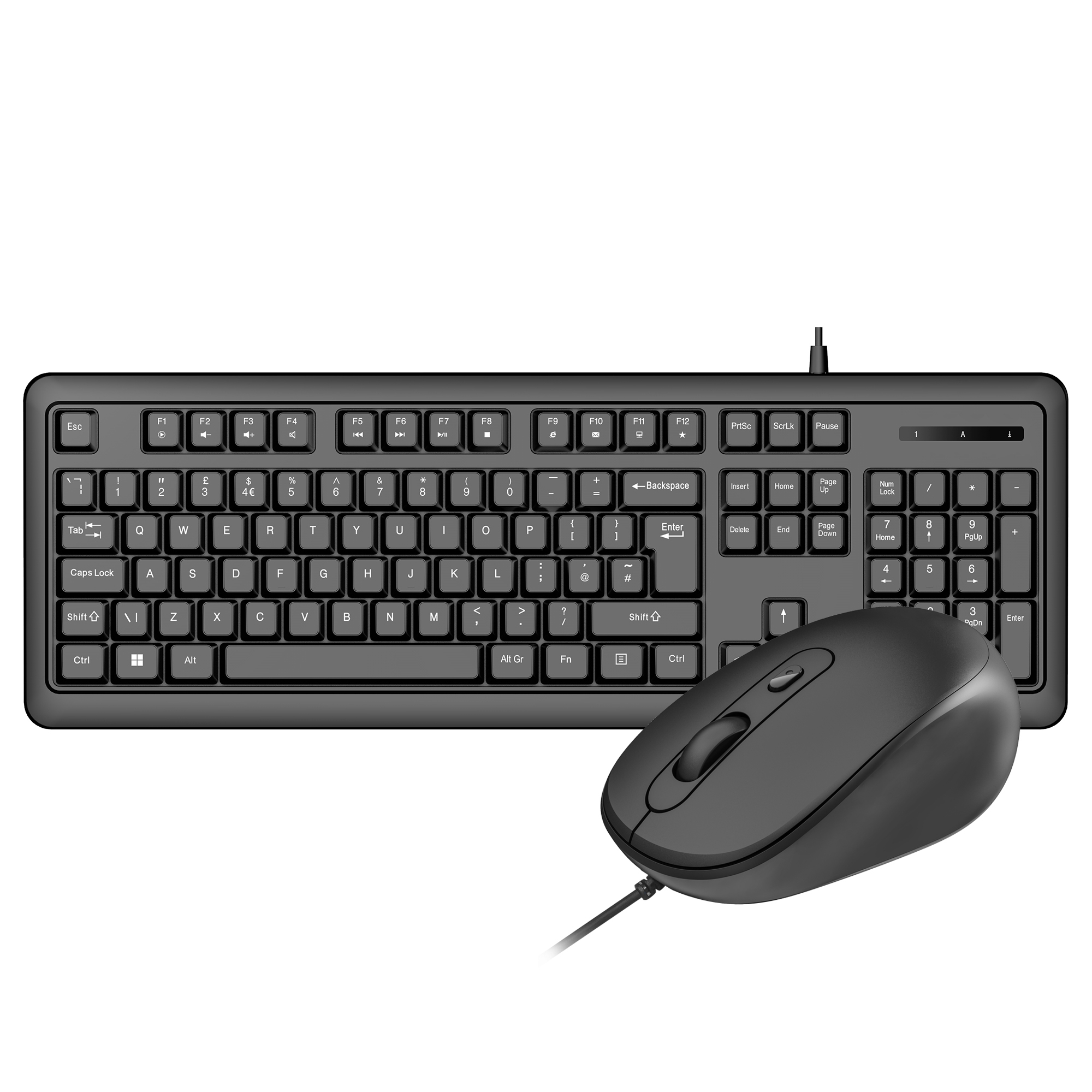 VIDA CORPORATE 2IN1 USB KBOARD MOUSE keyboard Mouse included Home/Offi