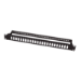 LogiLink Fiber Optic Panel for 24� SC-Duplex or LC-Quad adapter, black
