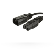 Microconnect 1.5m, C14 - C15 Black C14 coupler C13 coupler