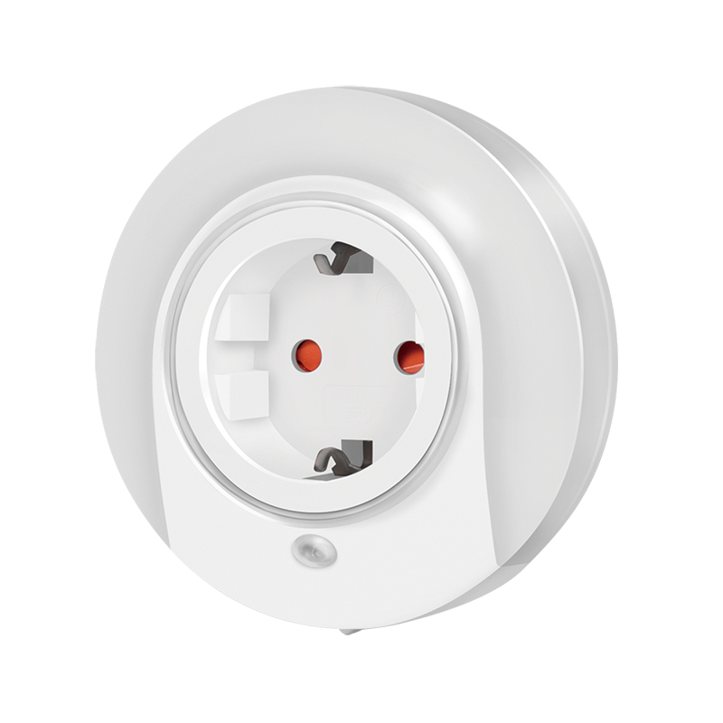 Image of LogiLink LED night light socket, twilight sensor, 1x CEE 7/3