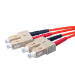 Cablenet 10m OM1 62.5/125 SC-SC Duplex Orange LSOH Fibre Patch Lead