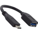 Apricorn ADAPTER-USB-A-C USB cable 5.91" (0.15 m) USB 3.2 Gen 1 (3.1 Gen 1) USB C USB A Black