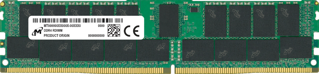 Image of Micron MTA18ASF4G72PDZ-3G2F1R memory module 32 GB 1 x 32 GB DDR4...