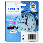 Epson C13T27054010/27 Ink cartridge multi pack C,M,Y 3.6ml 3x350pg3x3,6ml Pack=3 for Epson WF 3620