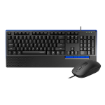 Rapoo NX2000 keyboard USB QWERTY English Black, Blue