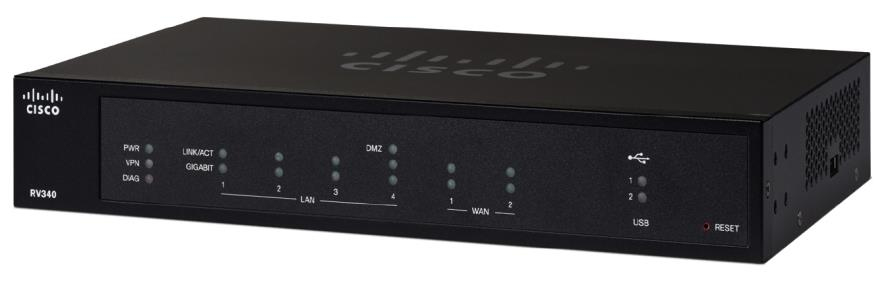 Cisco RV340 wired router Black
