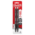 Sharpie S-Gel Retractable gel pen Bold Black 2 pc(s)