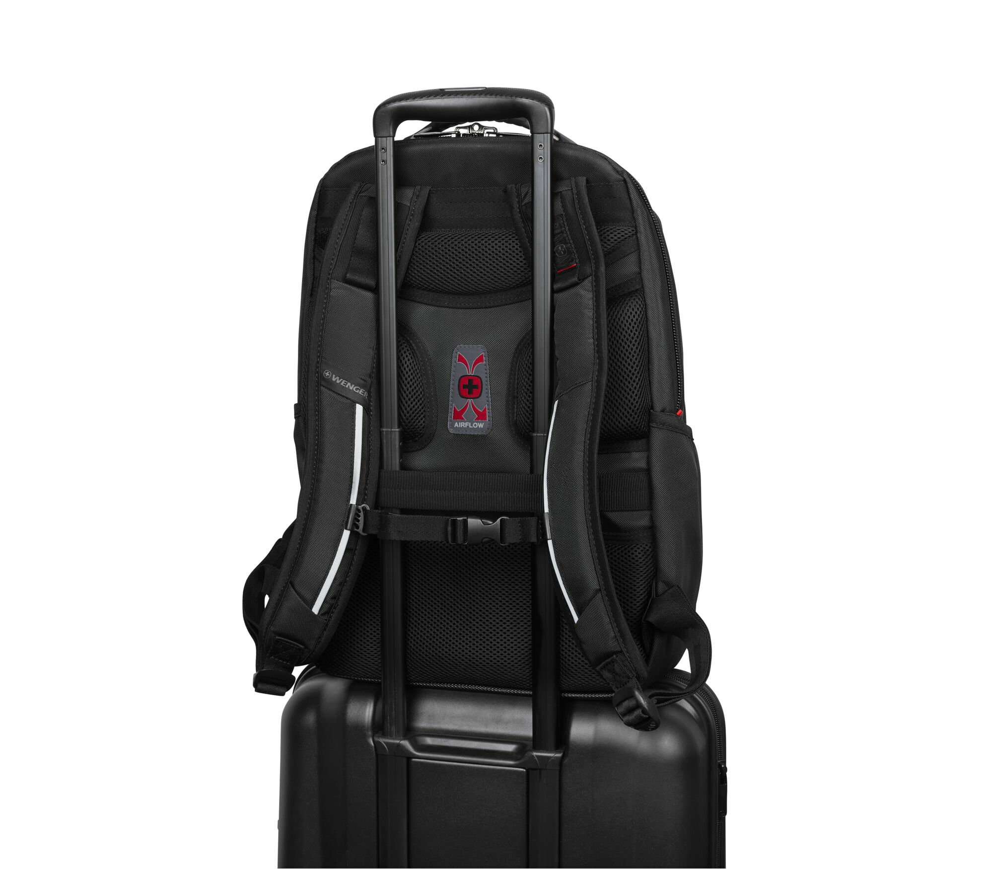 Wenger Cosmic 17 Inch Laptop Backpack with Tablet Pocket Black 653187