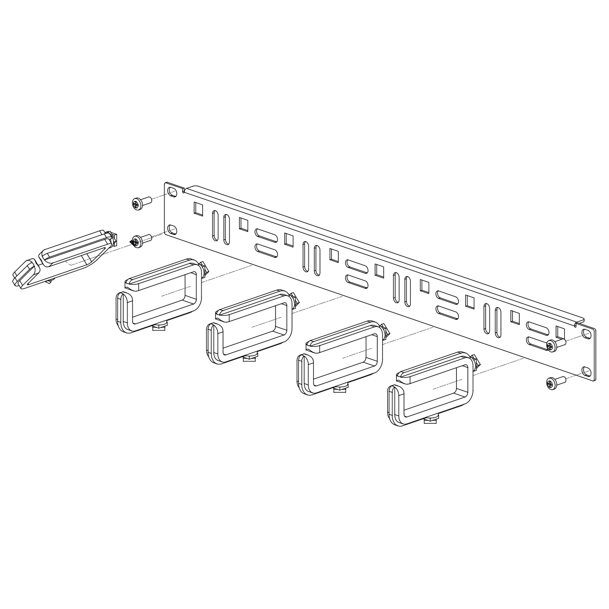 Vertiv CM-05 rack accessory Cable organizer