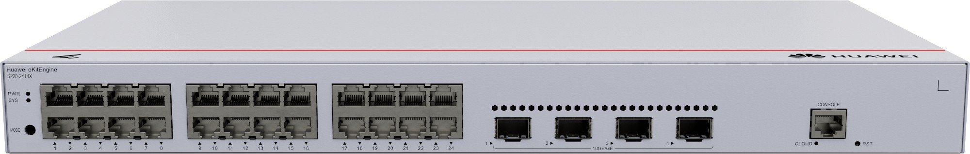 HUAWEI eKit S220 Series S220-24T4X Managed L2 Gigabit Ethernet (10/100