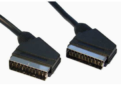 Cables Direct 2SS-01 SCART cable 1.5 m SCART (21-pin) Black